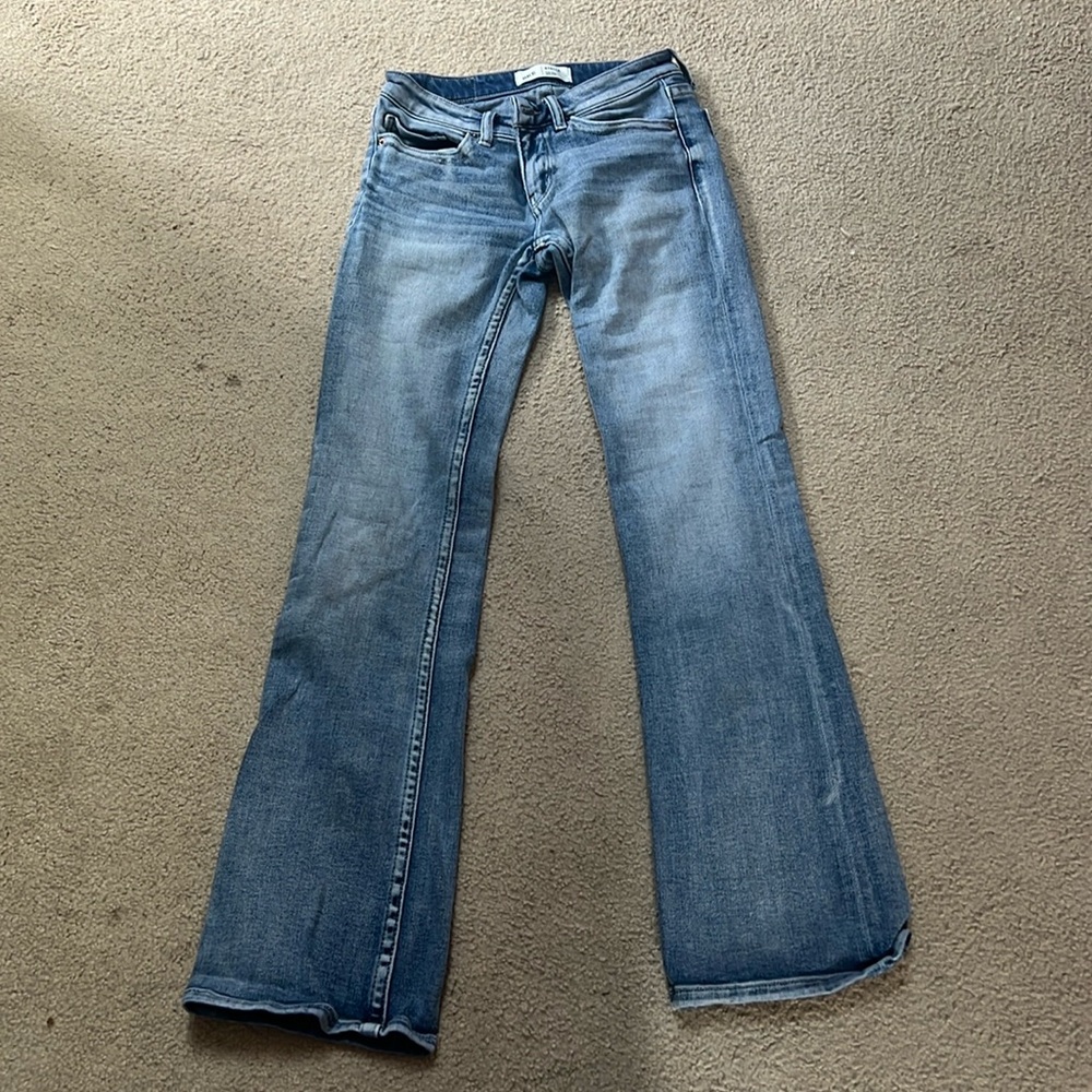 25in waist bootcut slim fit, low rise jeans from buckle. Barely worn.